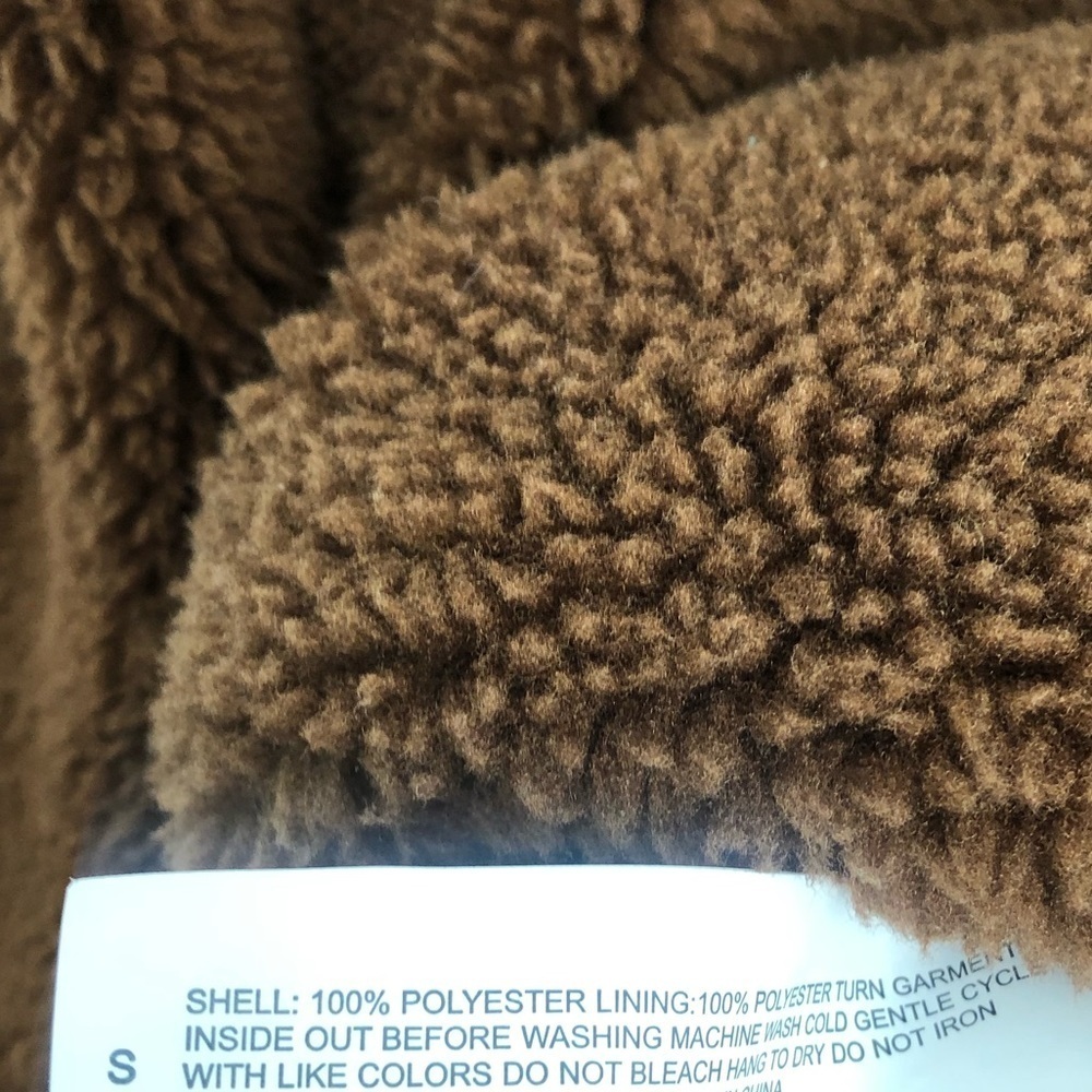 1 Sunset Lane Teddy Jacket Size Small - Picture 5 of 7